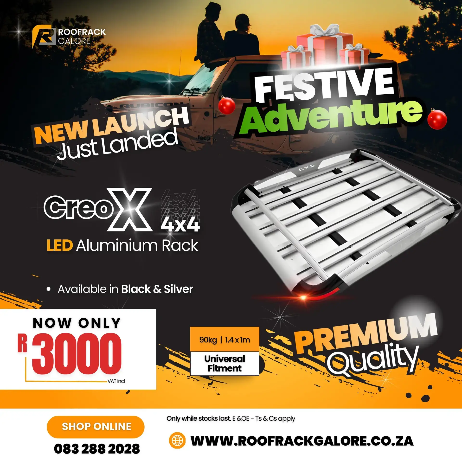 4x4 Aluminium Roof Rack