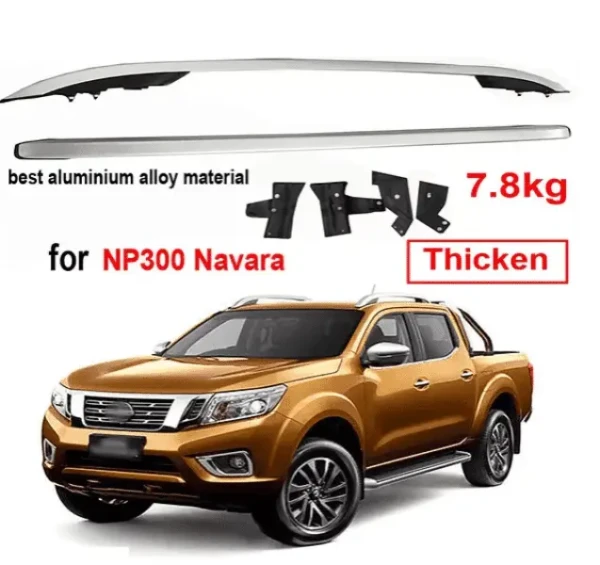 Screw-on Roof Rails for Nissan Navara - Image 3