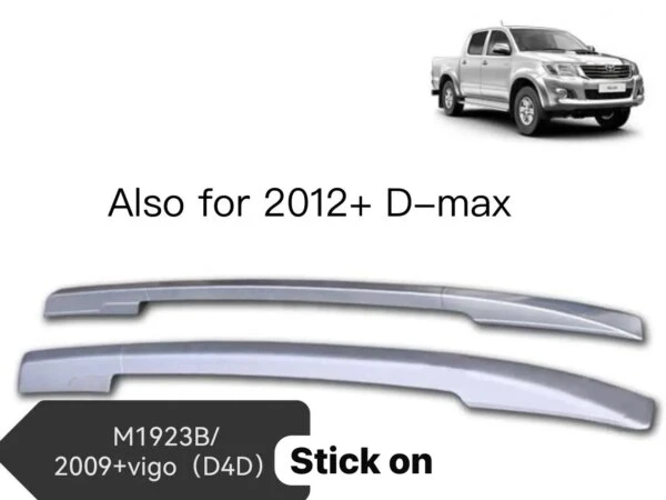 Stick-on Side Rails for Isuzu D-Max 2012+ and Toyota Hilux Vigo 2009+ - Image 6