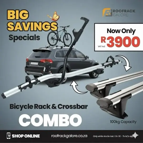 COMBO DEAL: Bicycle Rack & Crossbars