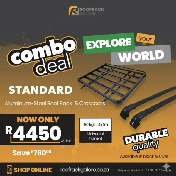 COMBO DEAL: Roof Rack & Crossbars